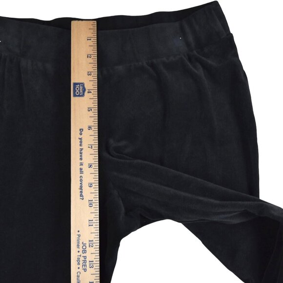 J. Jill Pure Jill Corded Wool Velour Pants Black Soft Slim Leg Size M Pull On - Picture 9 of 9